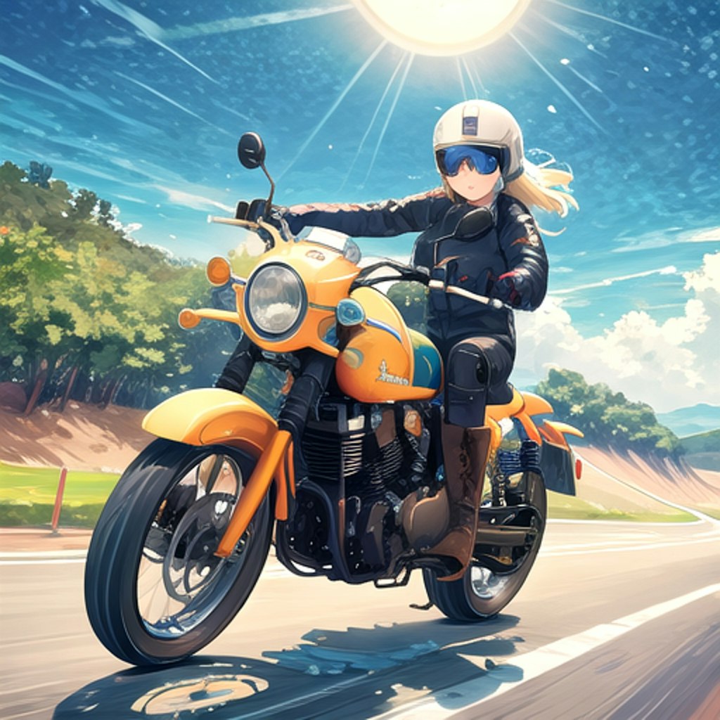 バイク好き彼女