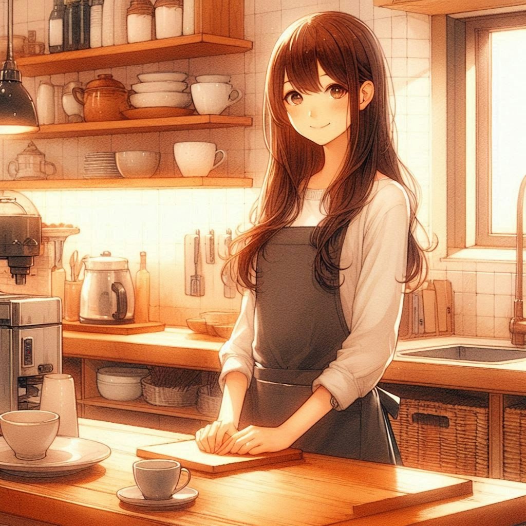 カフェの店員さん