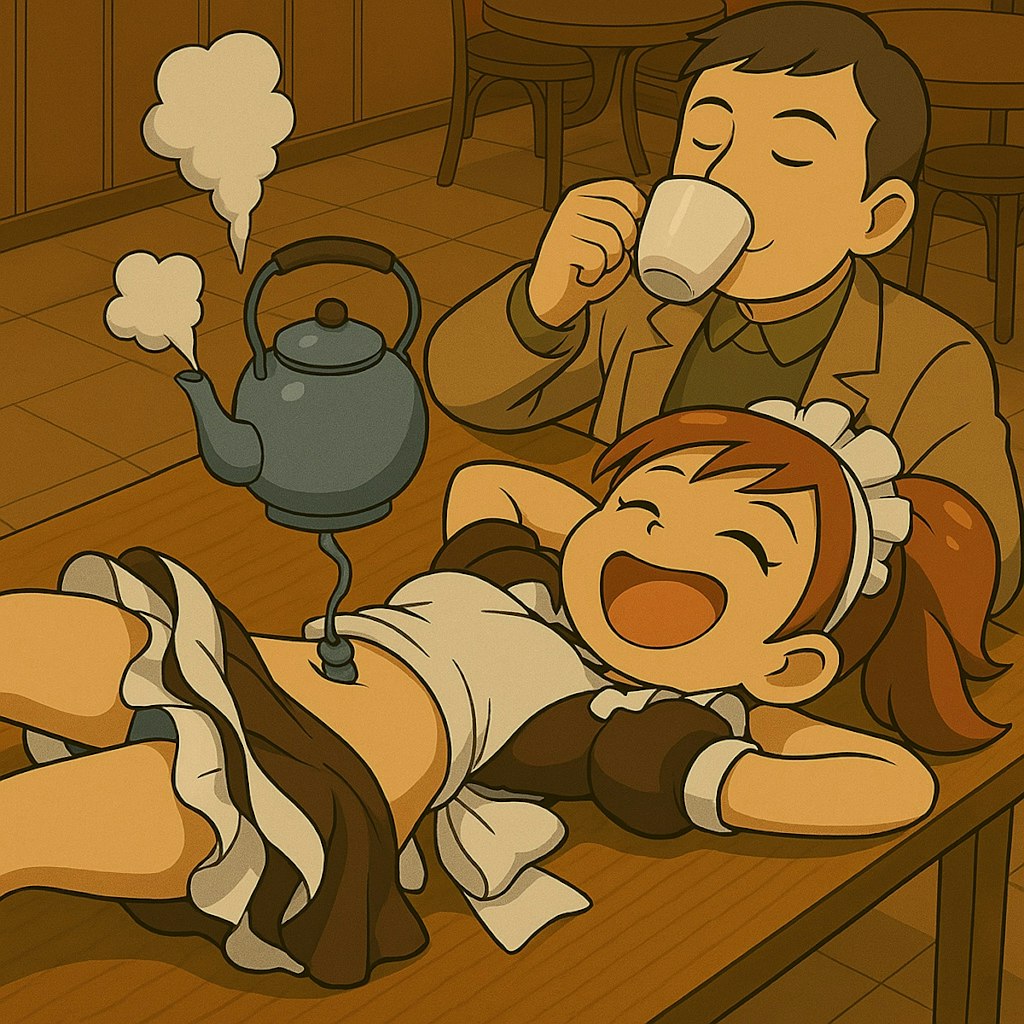 新メニュー へそ沸かしコーヒー