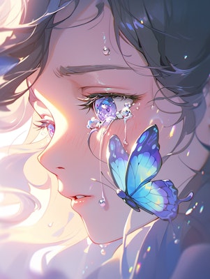 涙と蝶
