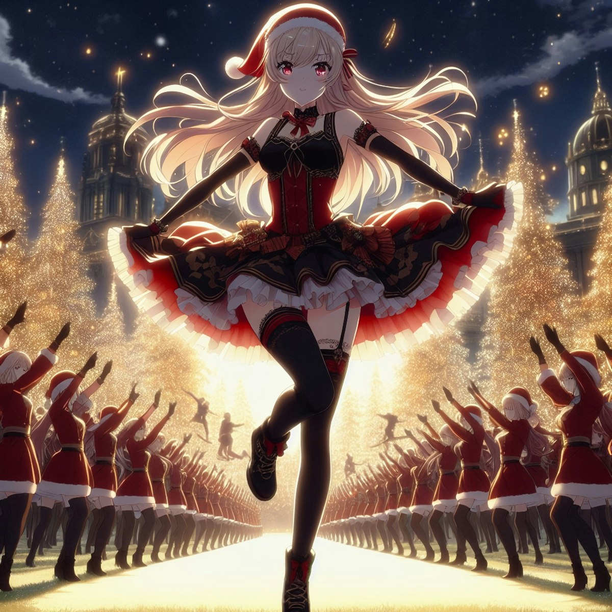 クリスマスパレード | chichi-pui（ちちぷい）AIイラスト専用の投稿