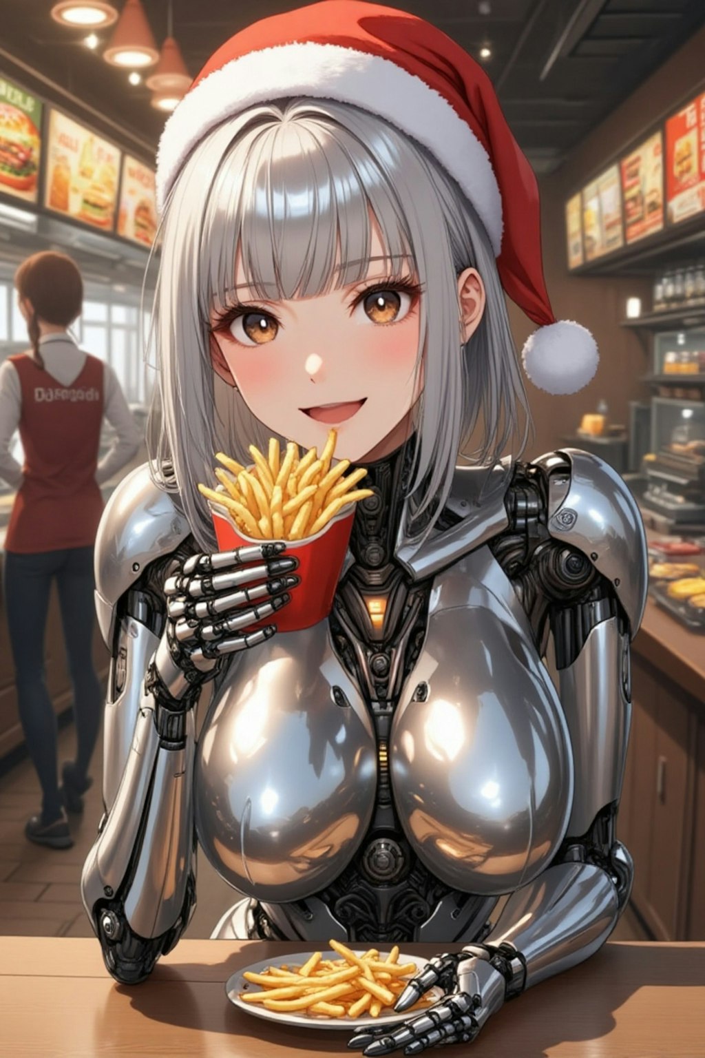 クリスマスメカ子　その1