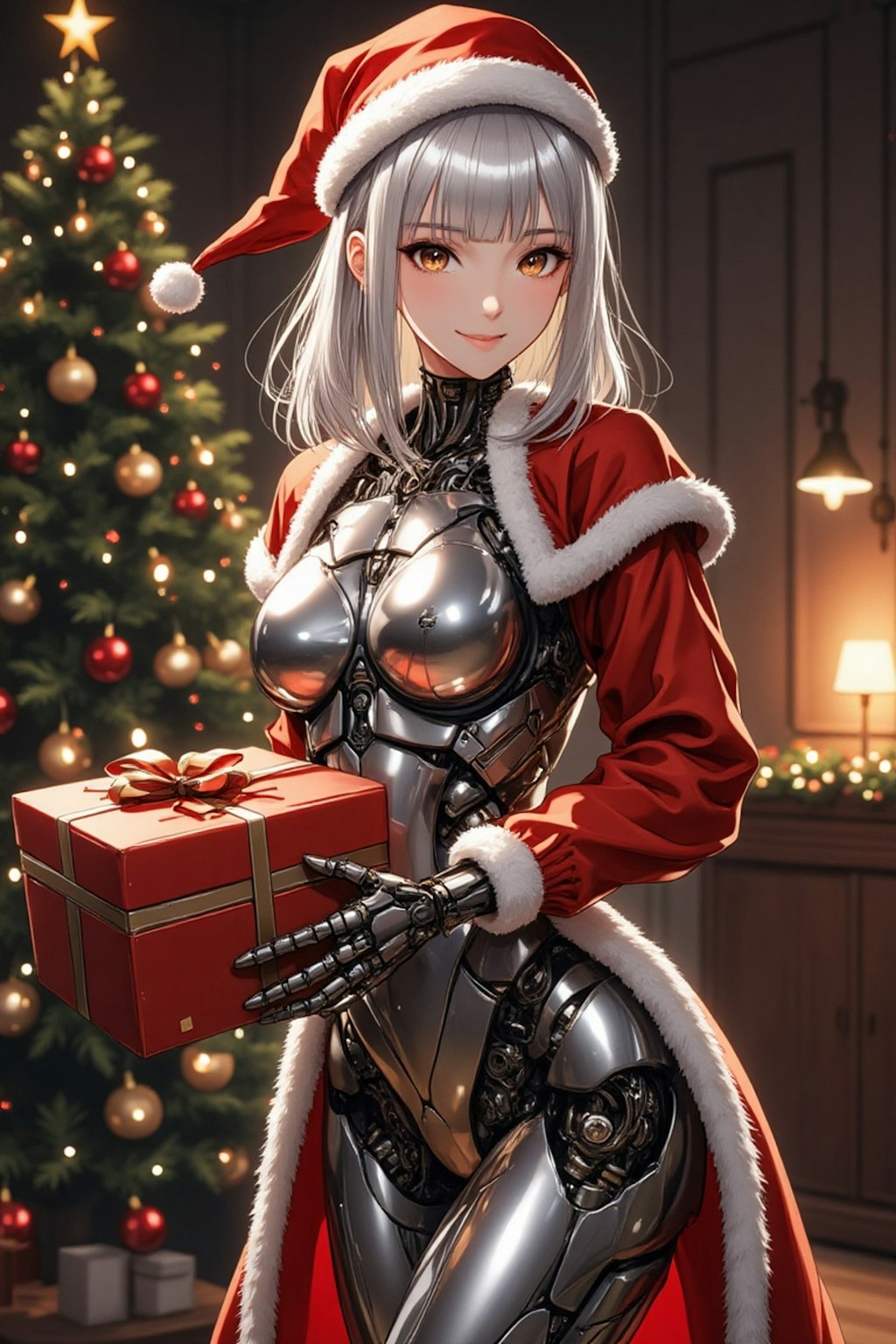 クリスマスメカ子　その1