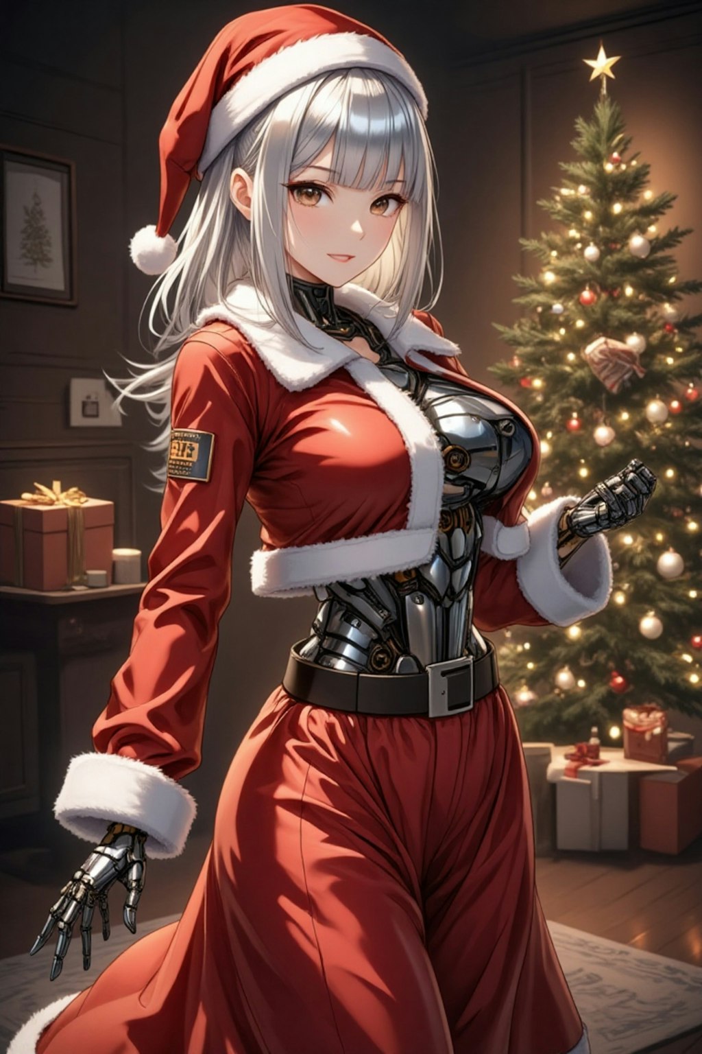 クリスマスメカ子　その1