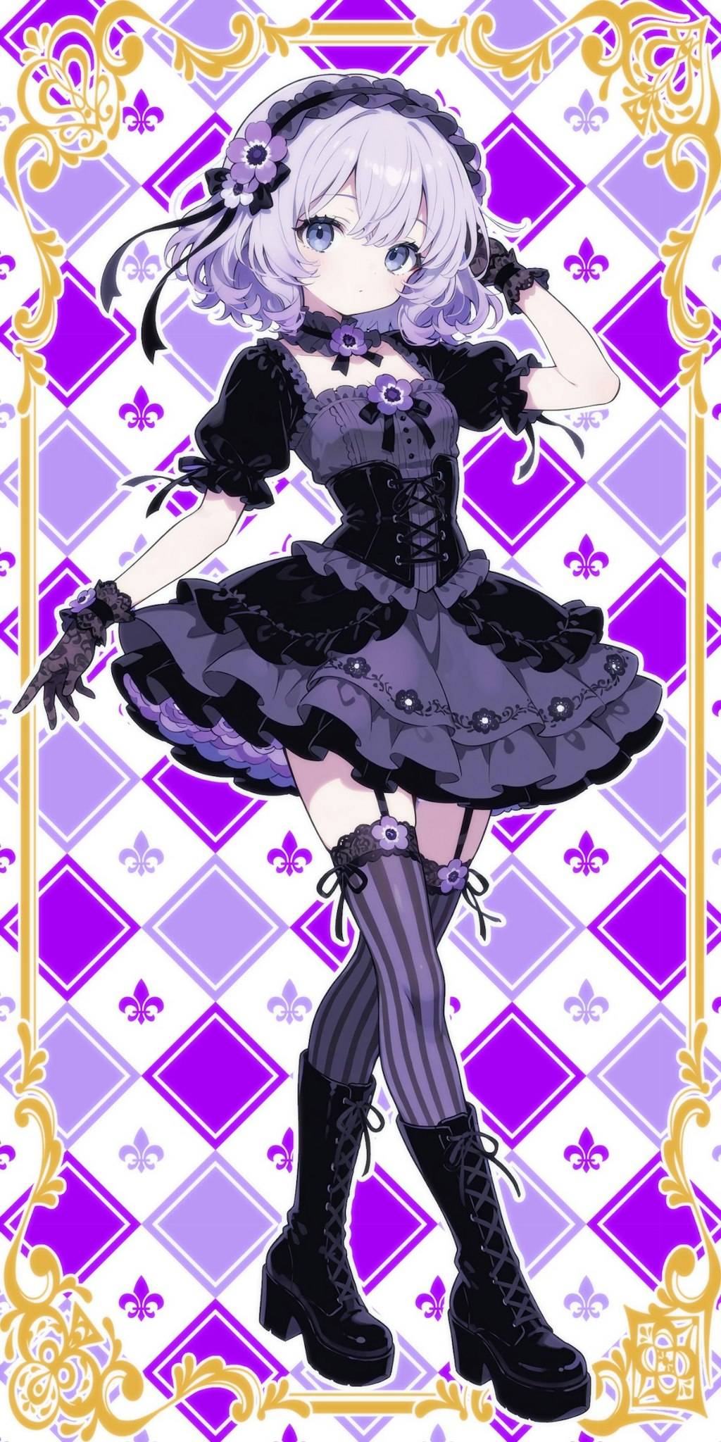 アネモネのゴシックドレス