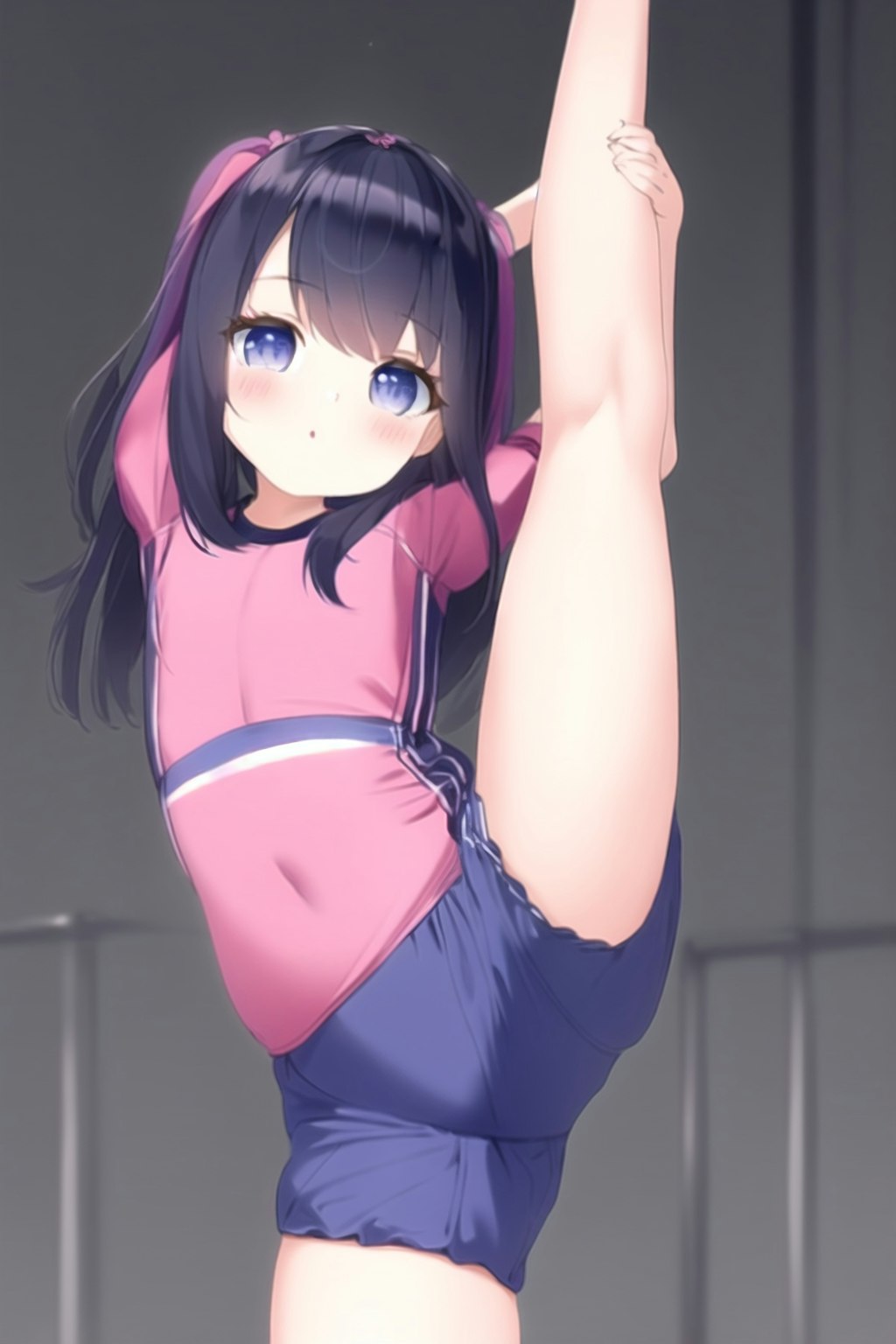 ストレッチする女の子