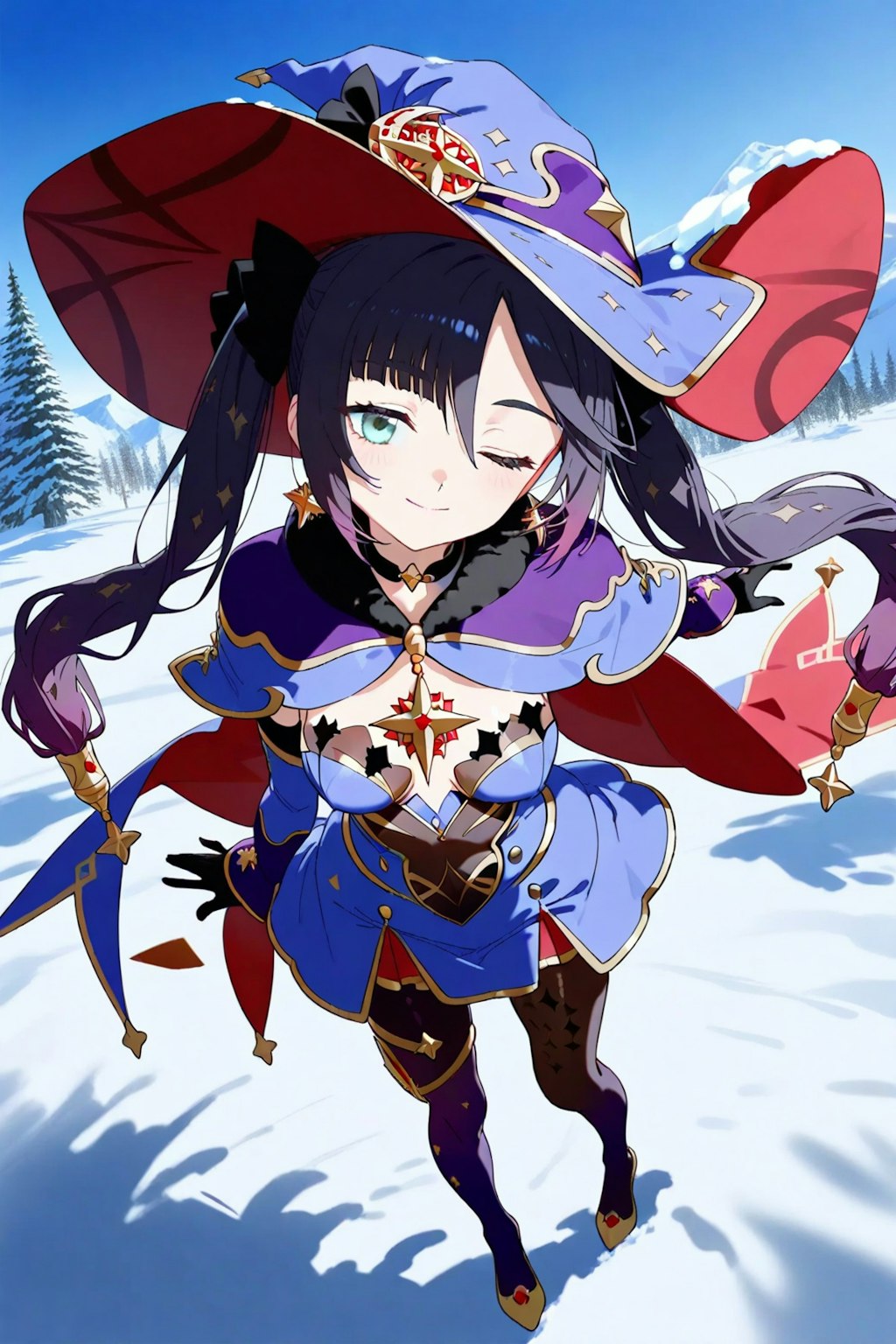 やっぱり少し寒いのでスカートにしてみました　変じゃ無いですか？