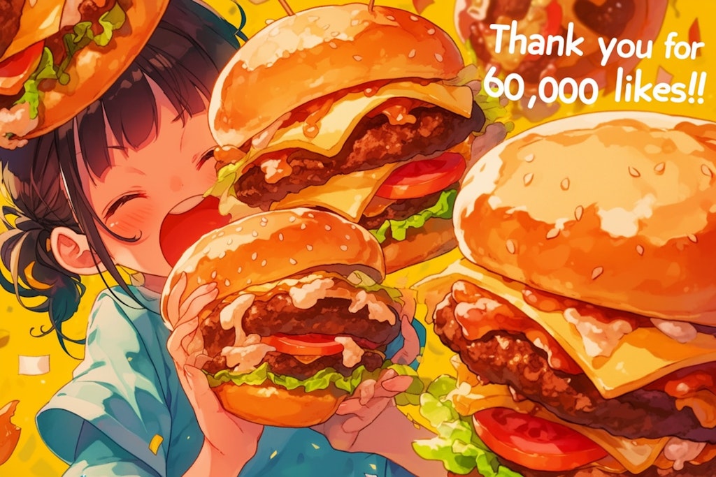 ありがとう！！60000いいね！！