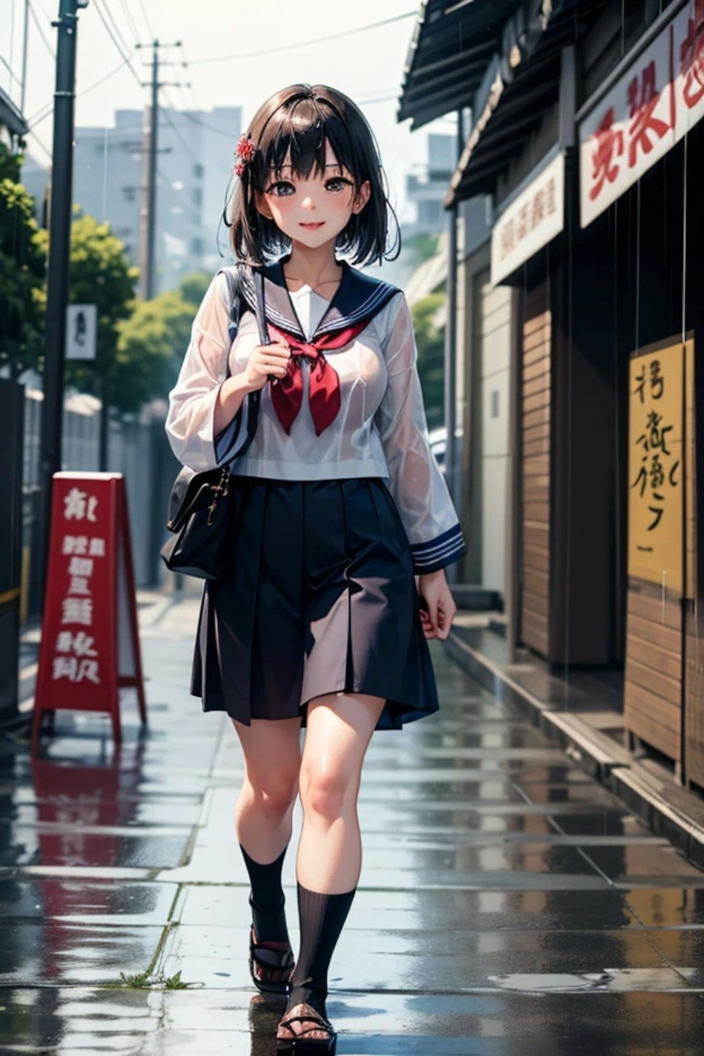 雨上がり