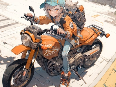 オレンジバイク