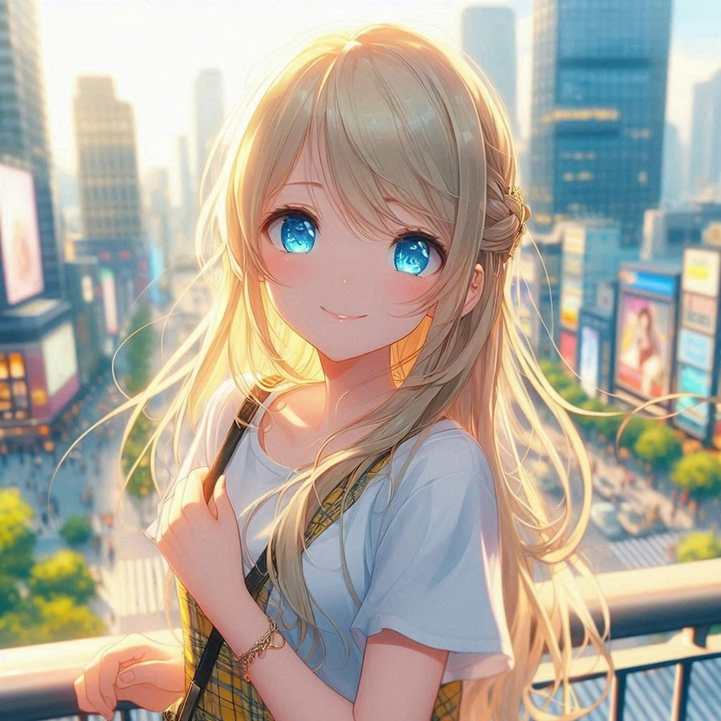 都会の女の子 city girl