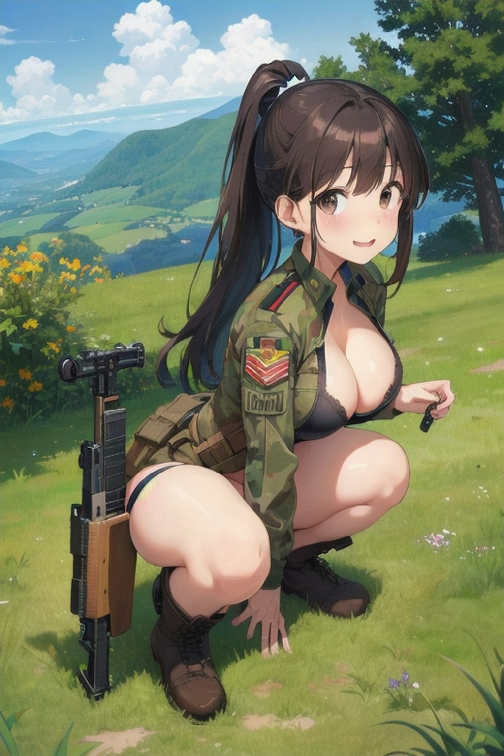 女兵士