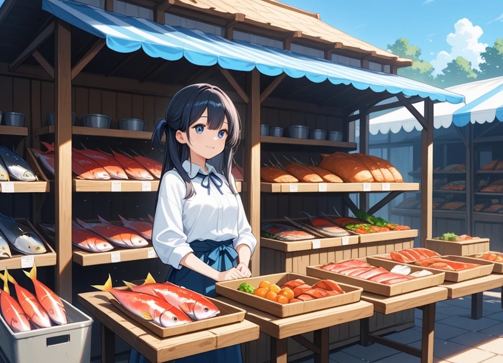 お魚いかがっすか?