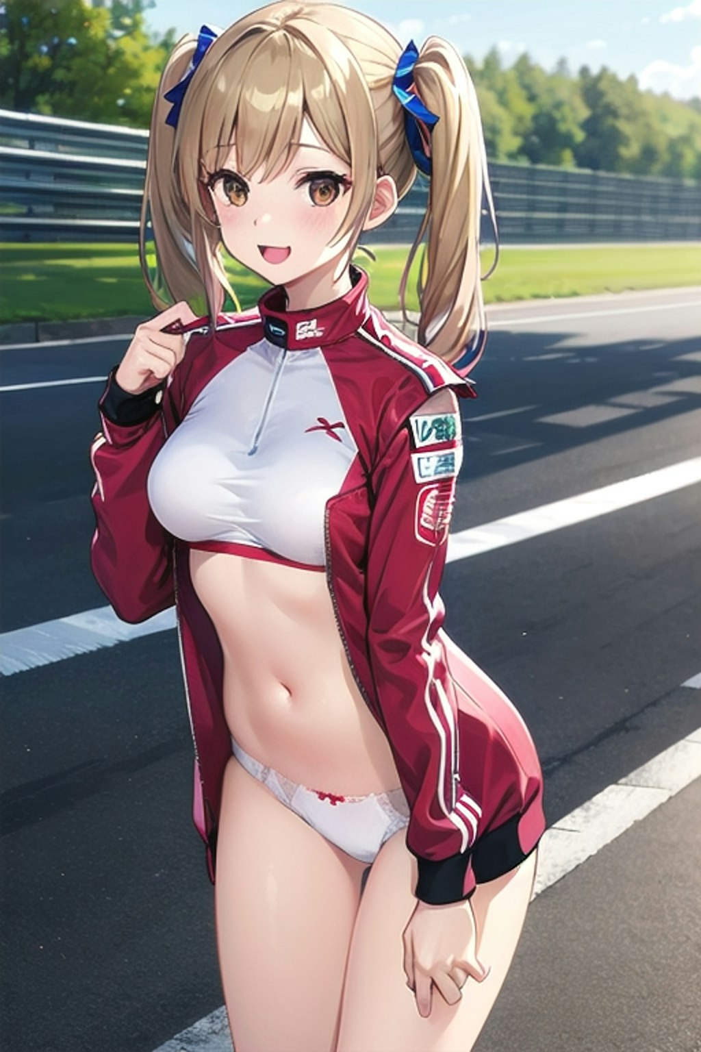 Twintails racing queen