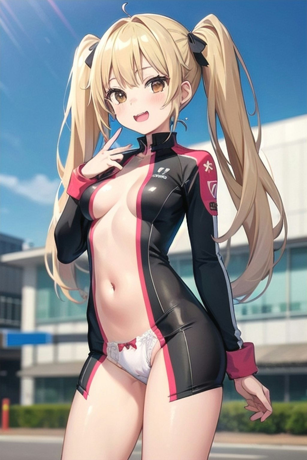 Twintails racing queen