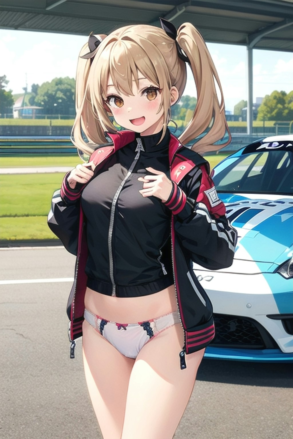 Twintails racing queen