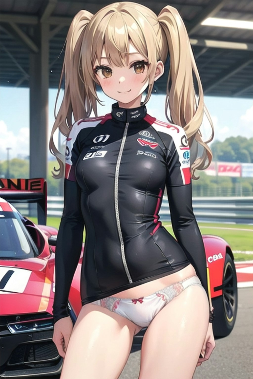 Twintails racing queen