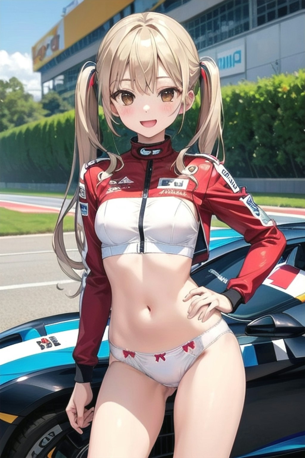 Twintails racing queen