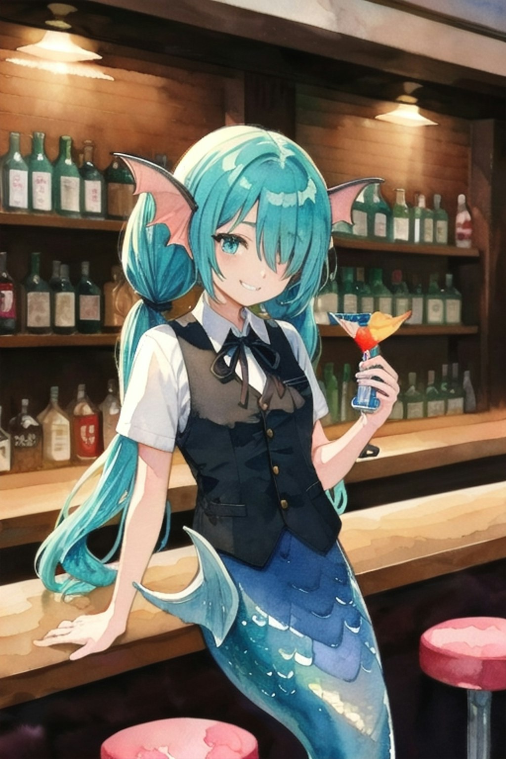 マーメイドになったミズキアクア
