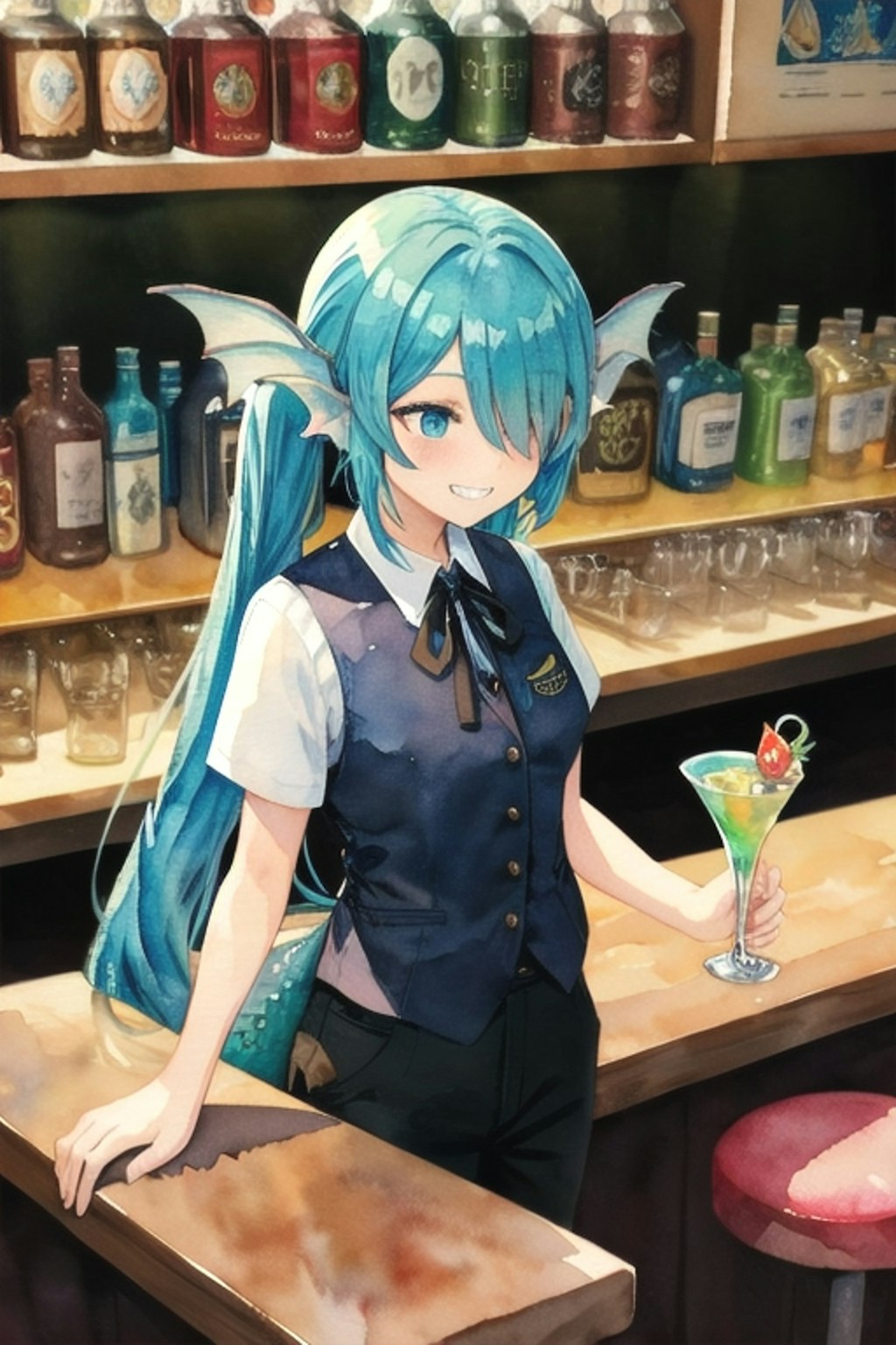 マーメイドになったミズキアクア