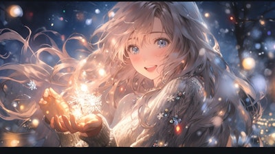 雪と光の魔法