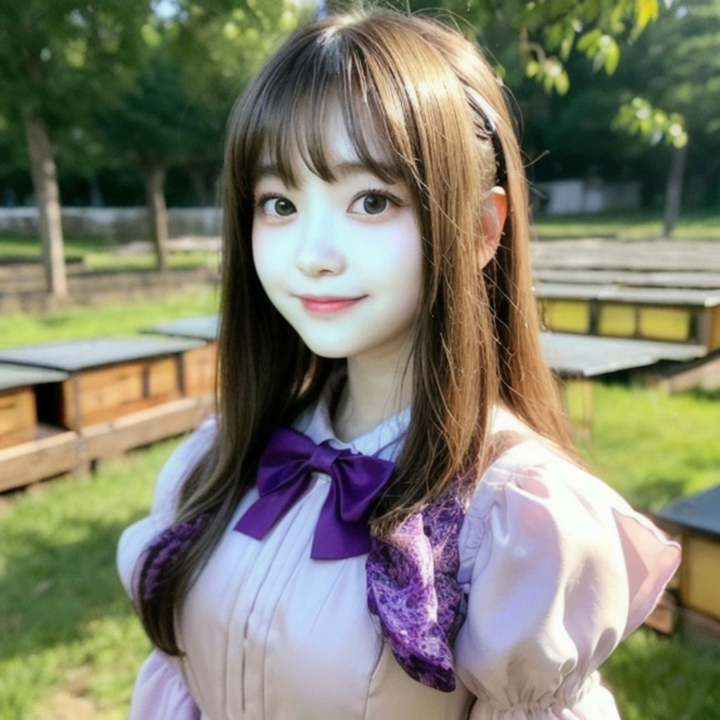 養蜂場の看板娘