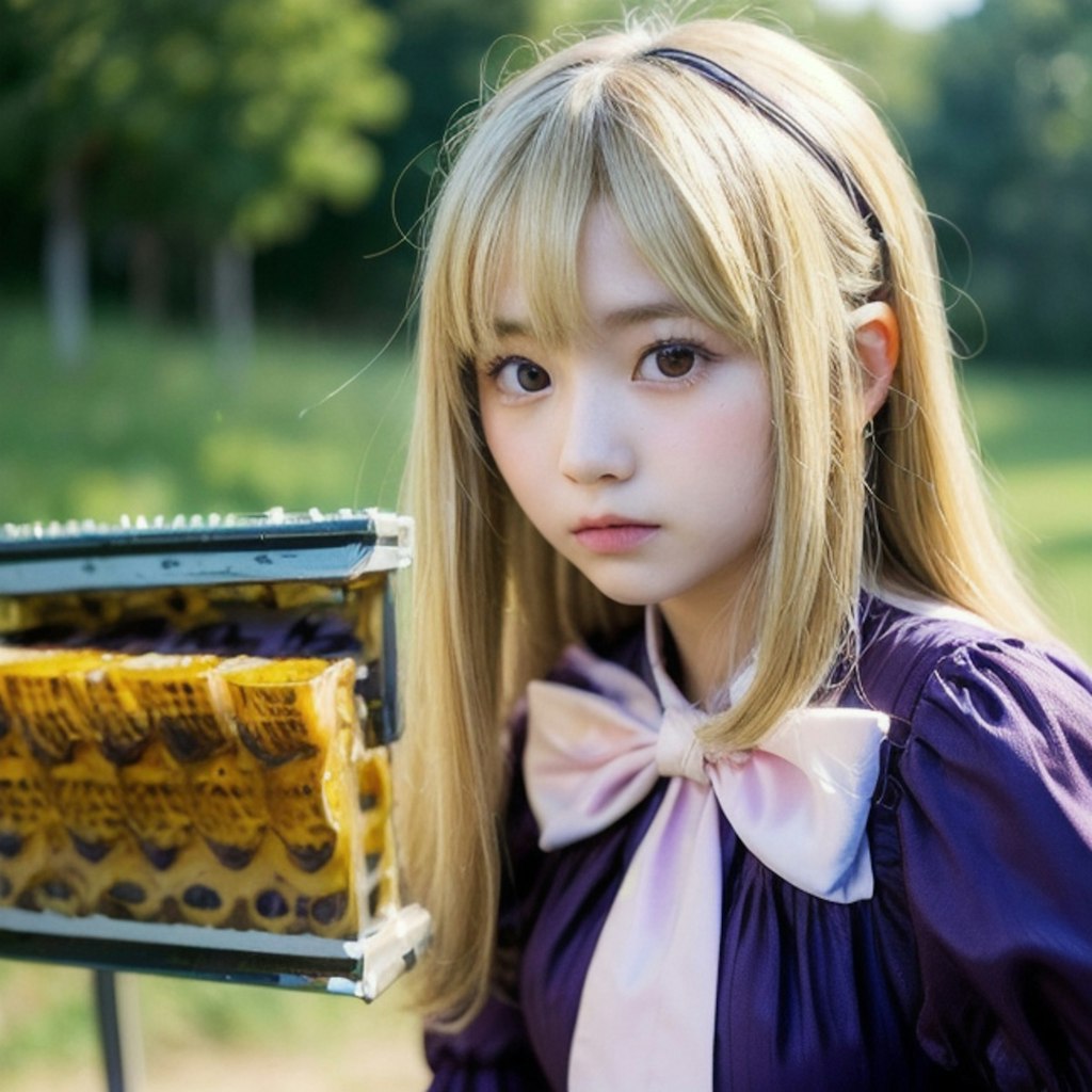 養蜂場の看板娘