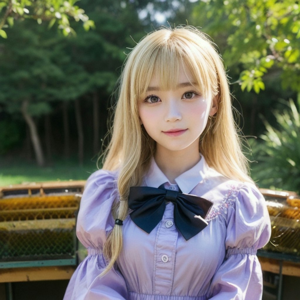 養蜂場の看板娘