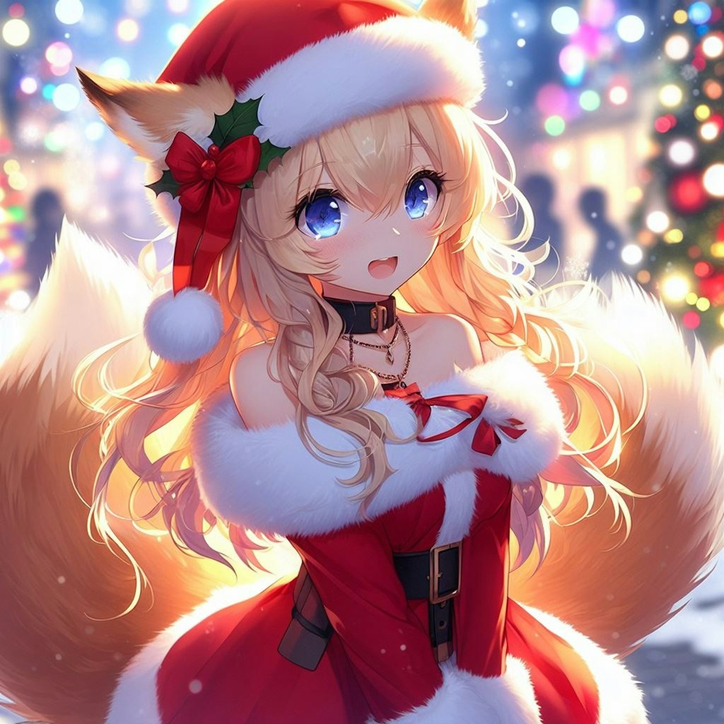 狐っ娘のクリスマス予行2