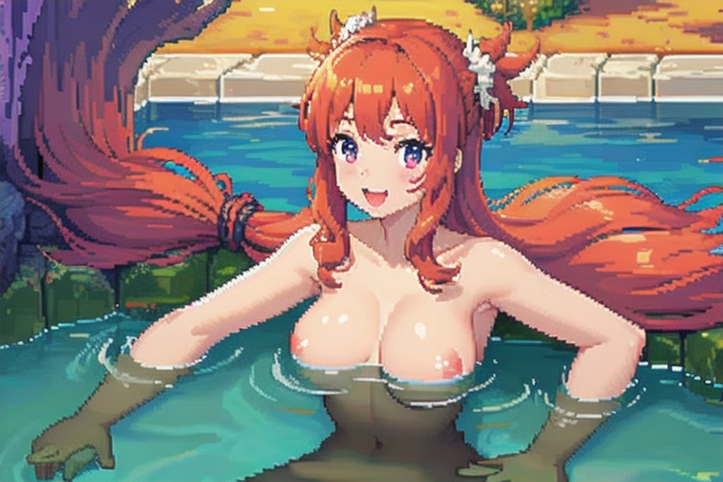 女湯（16bit風ドット絵）