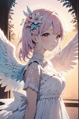 桜色の天使 | の人気AIイラスト・グラビア