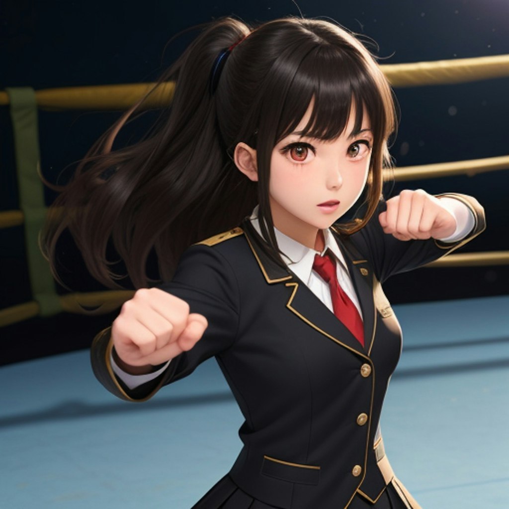 fighting girl