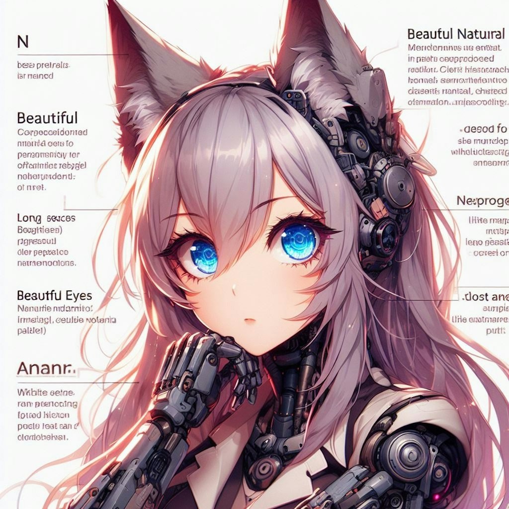 設定画🐺ロボット娘