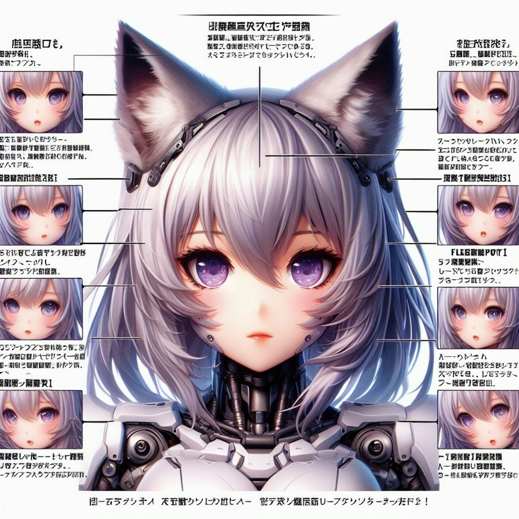 設定画🐺ロボット娘