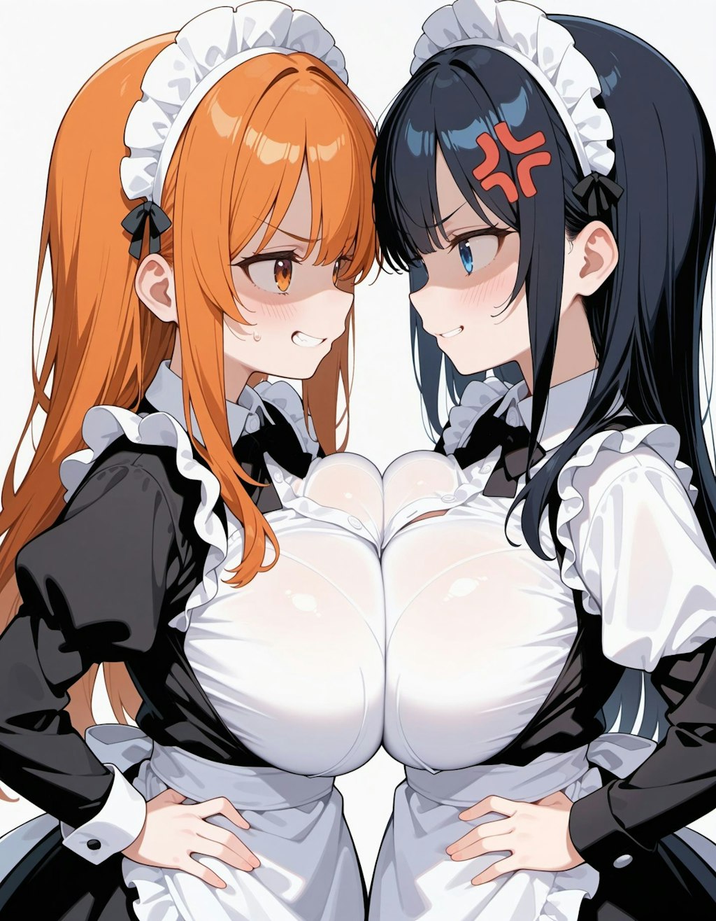 負けられないメイドさん