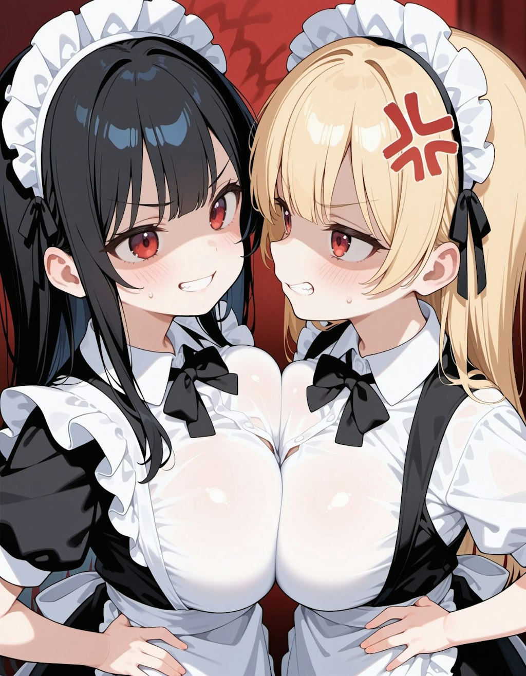 負けられないメイドさん