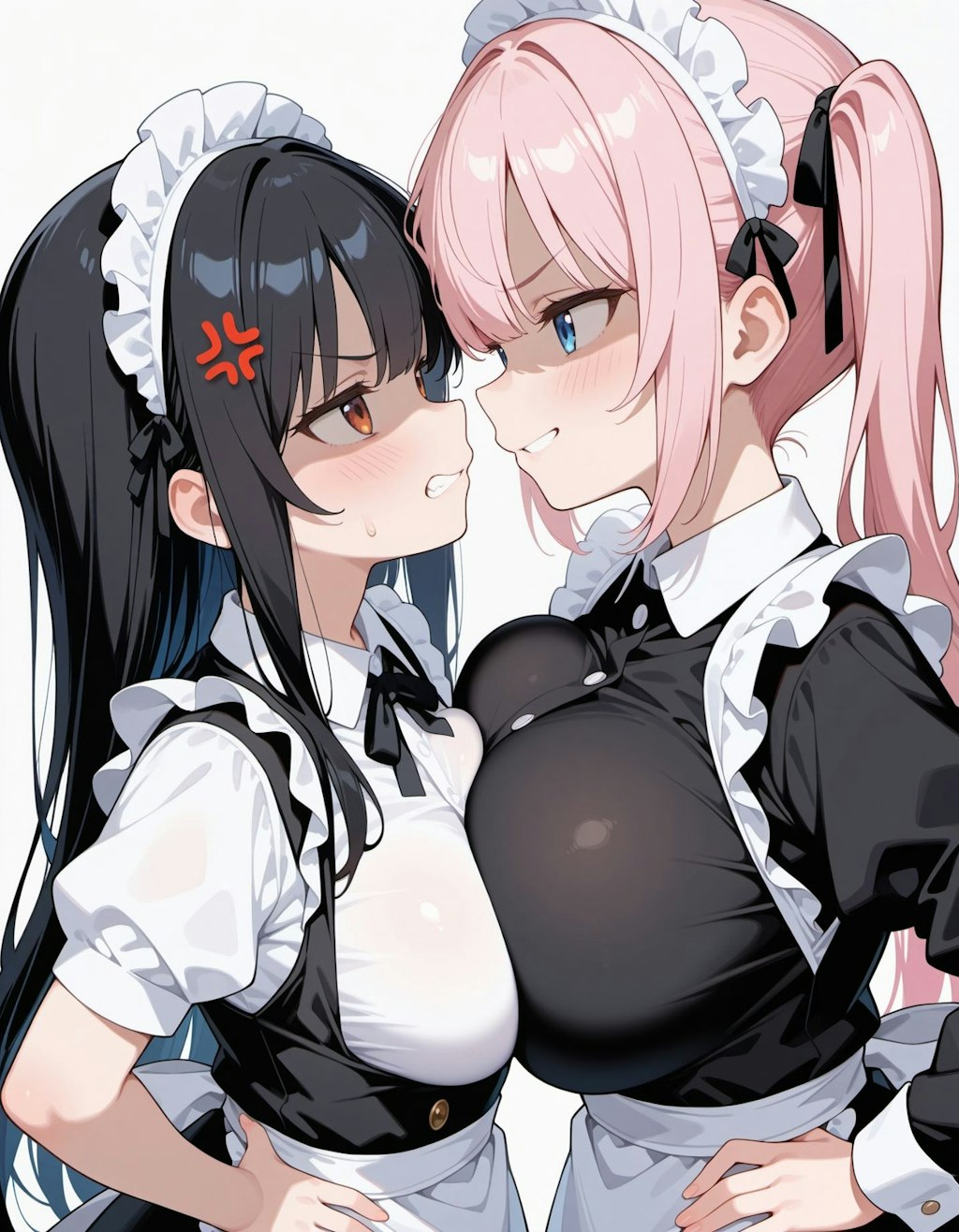 負けられないメイドさん