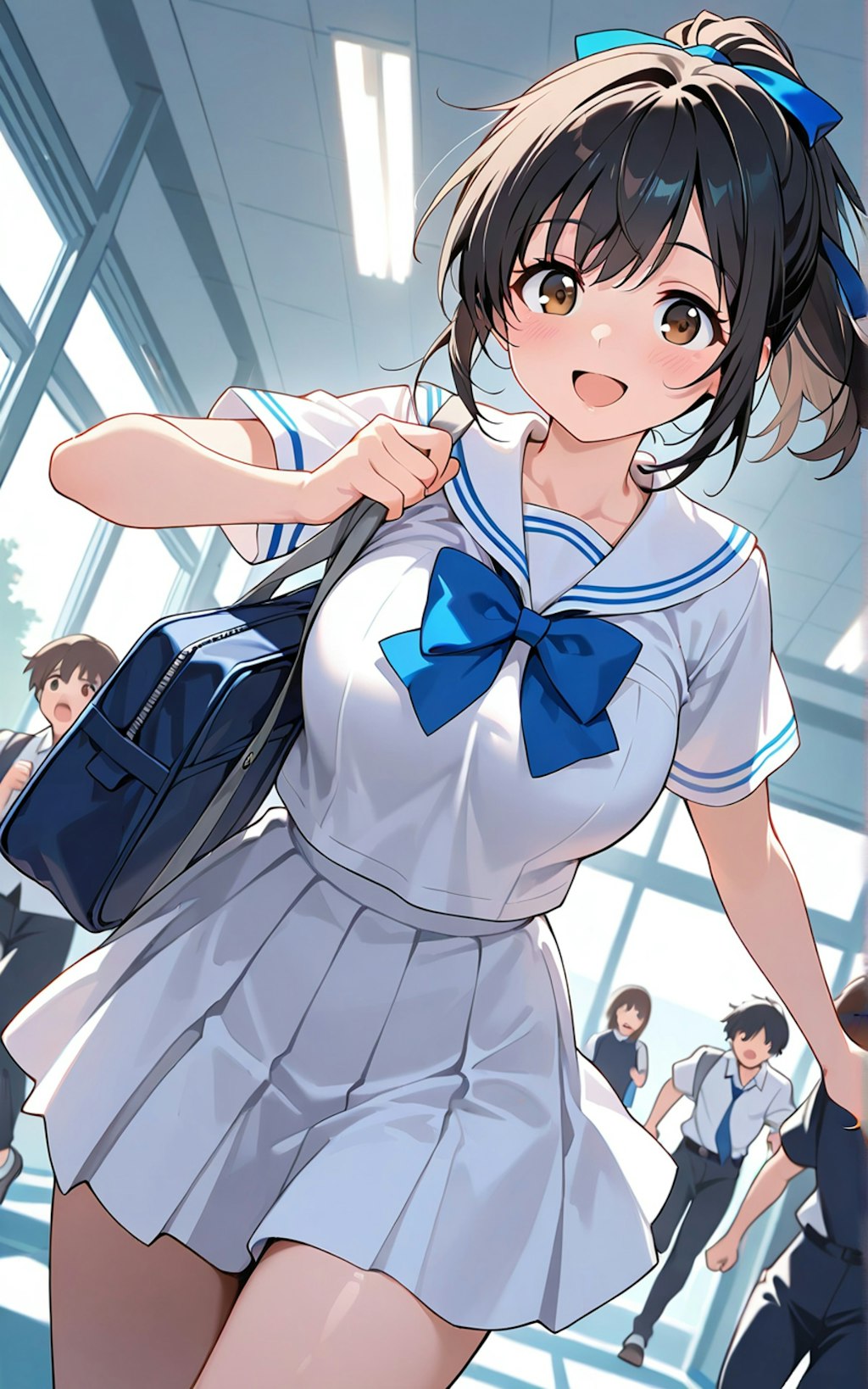 元気に登校