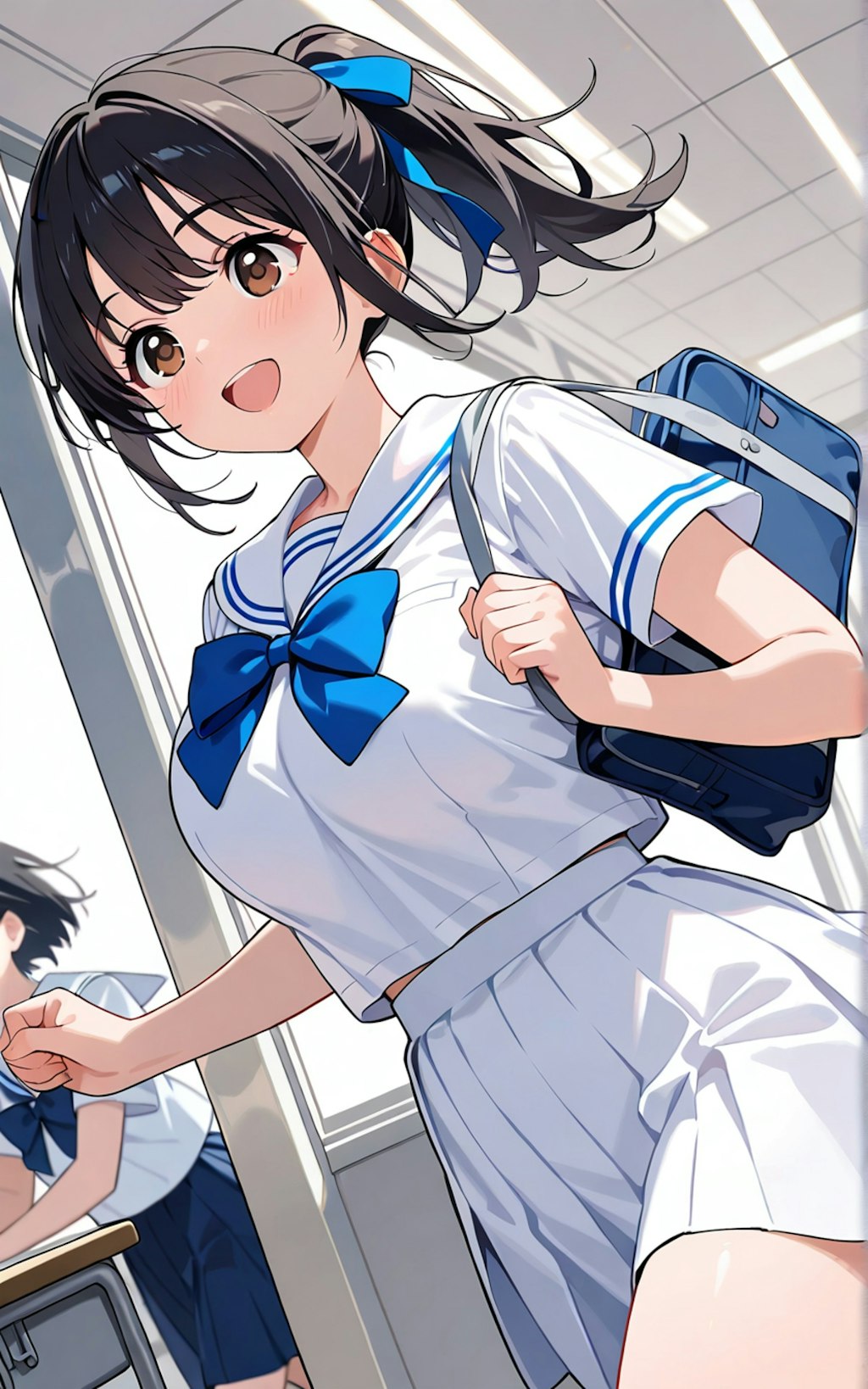 元気に登校