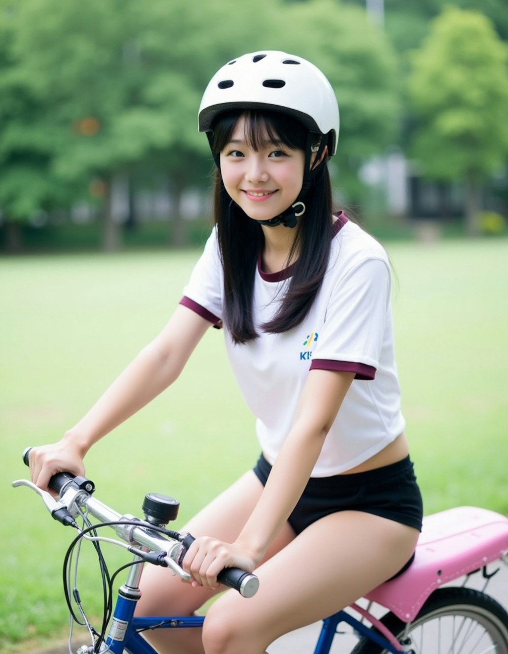 体操服とブルマと自転車