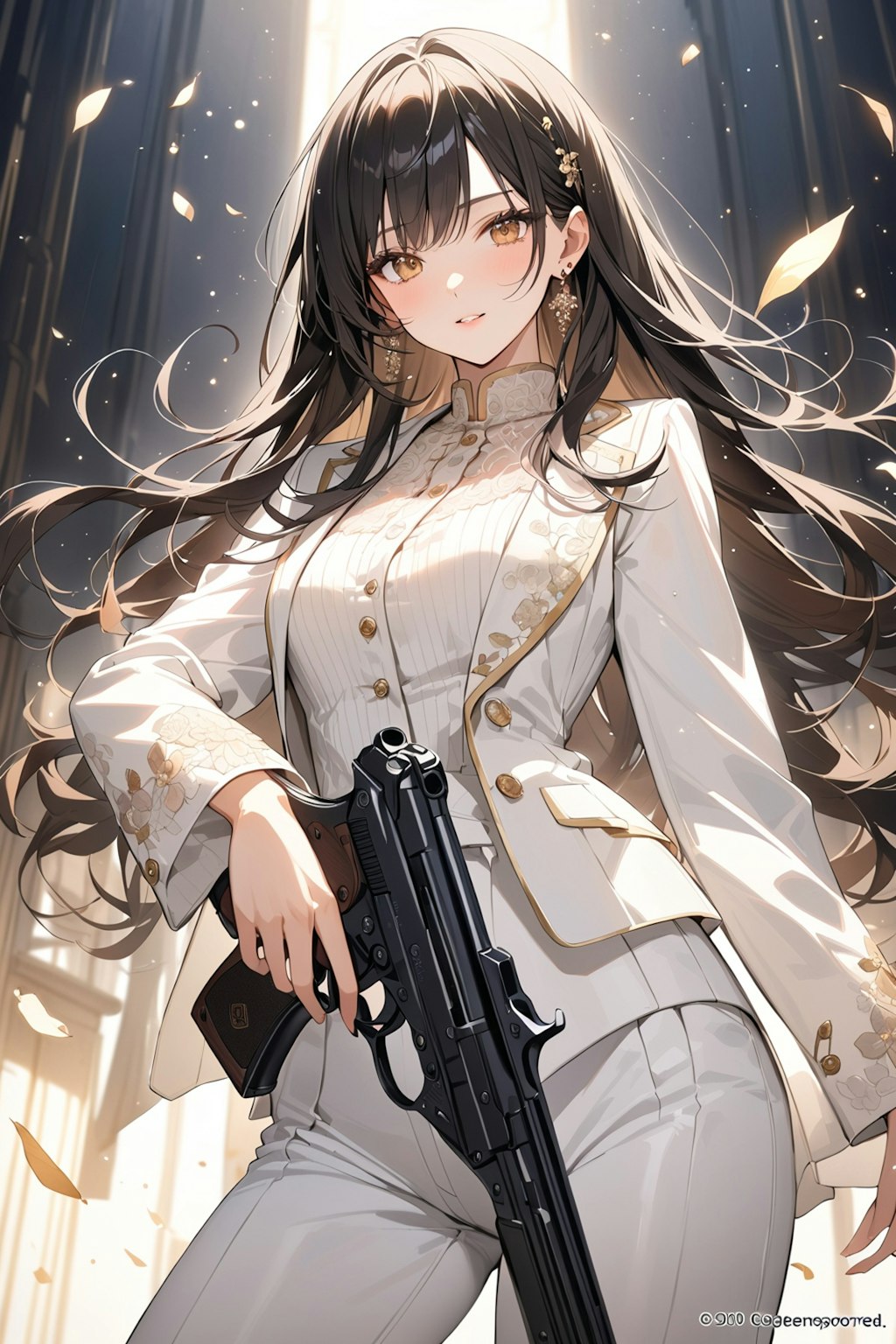 女探偵と拳銃