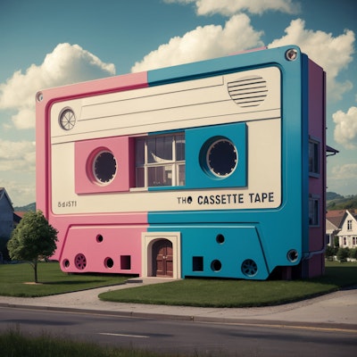 カセットテープの家