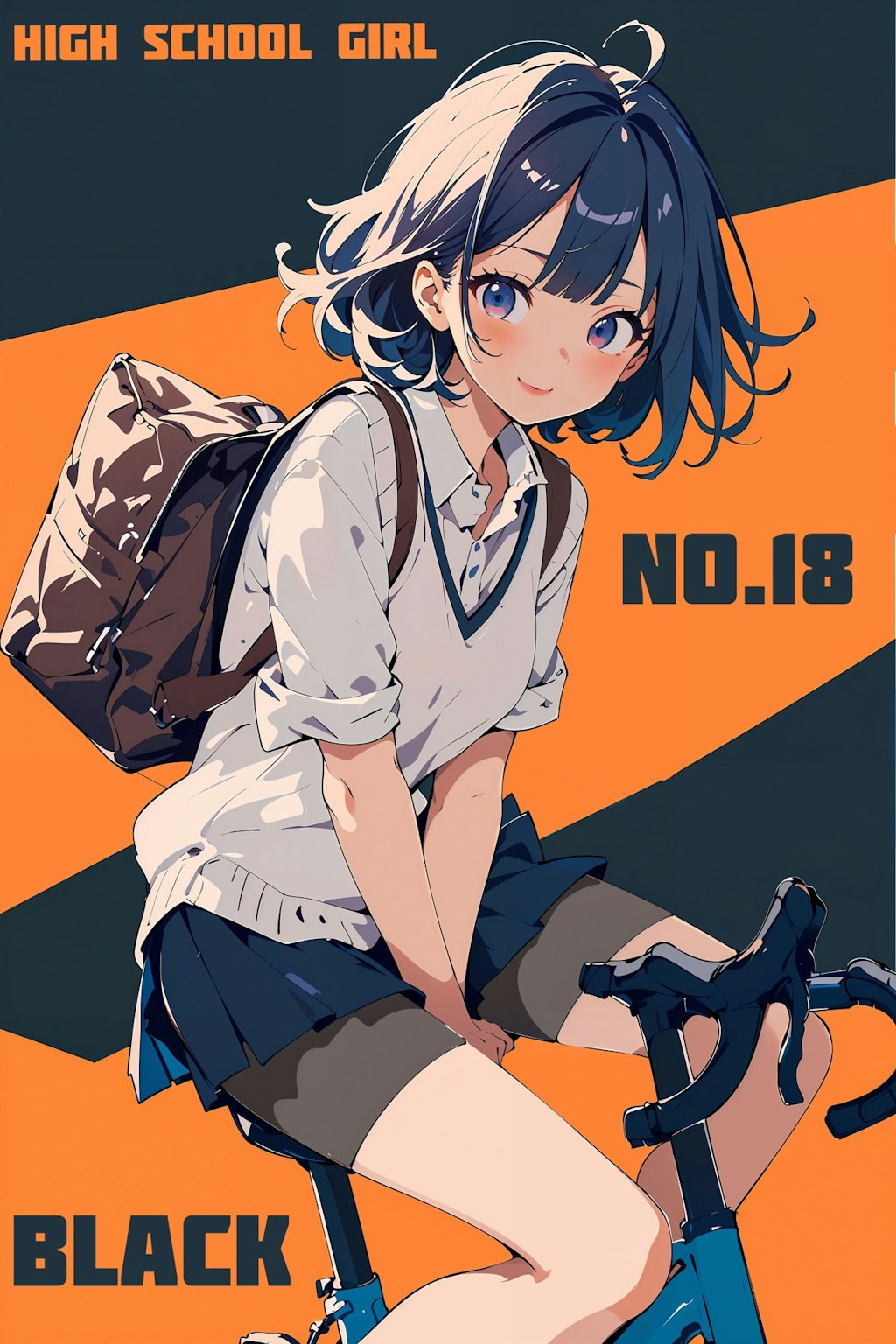 【18】High School Girl [black]