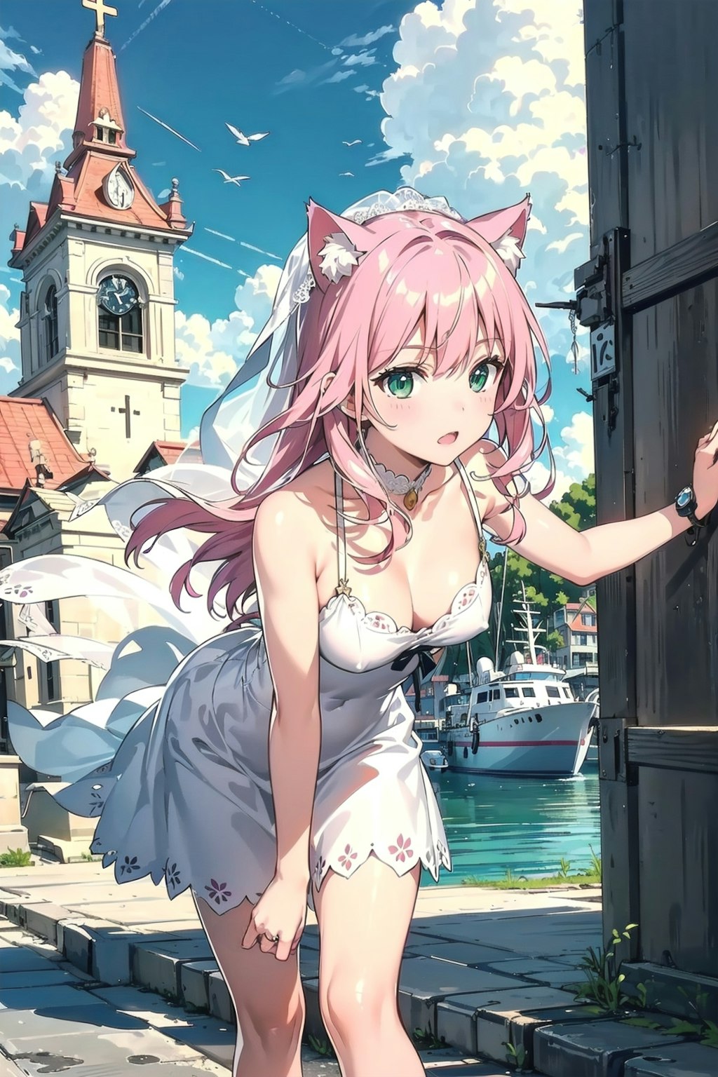 ねぇねぇ✨あたしの花婿知らない❓🐱💧