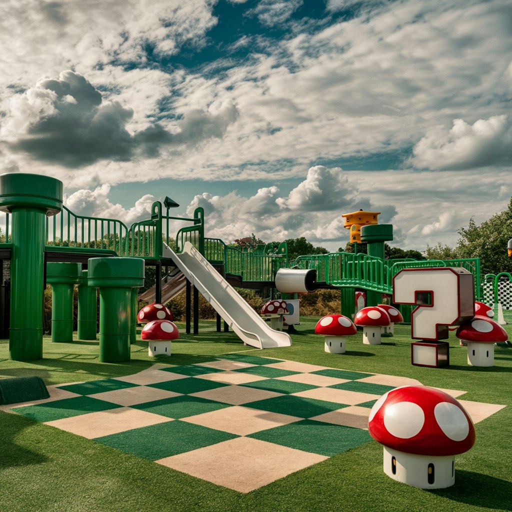 マリオのイメージの公園