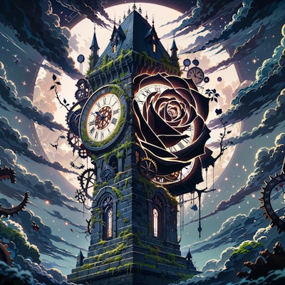 薔薇の時計塔