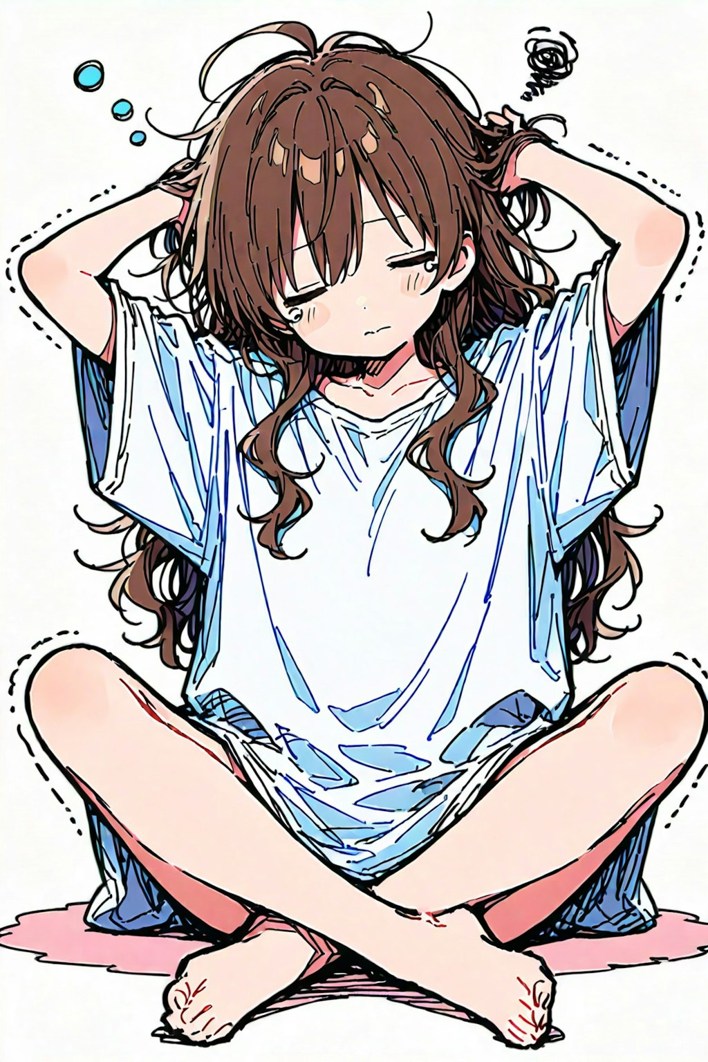 寝起き頭