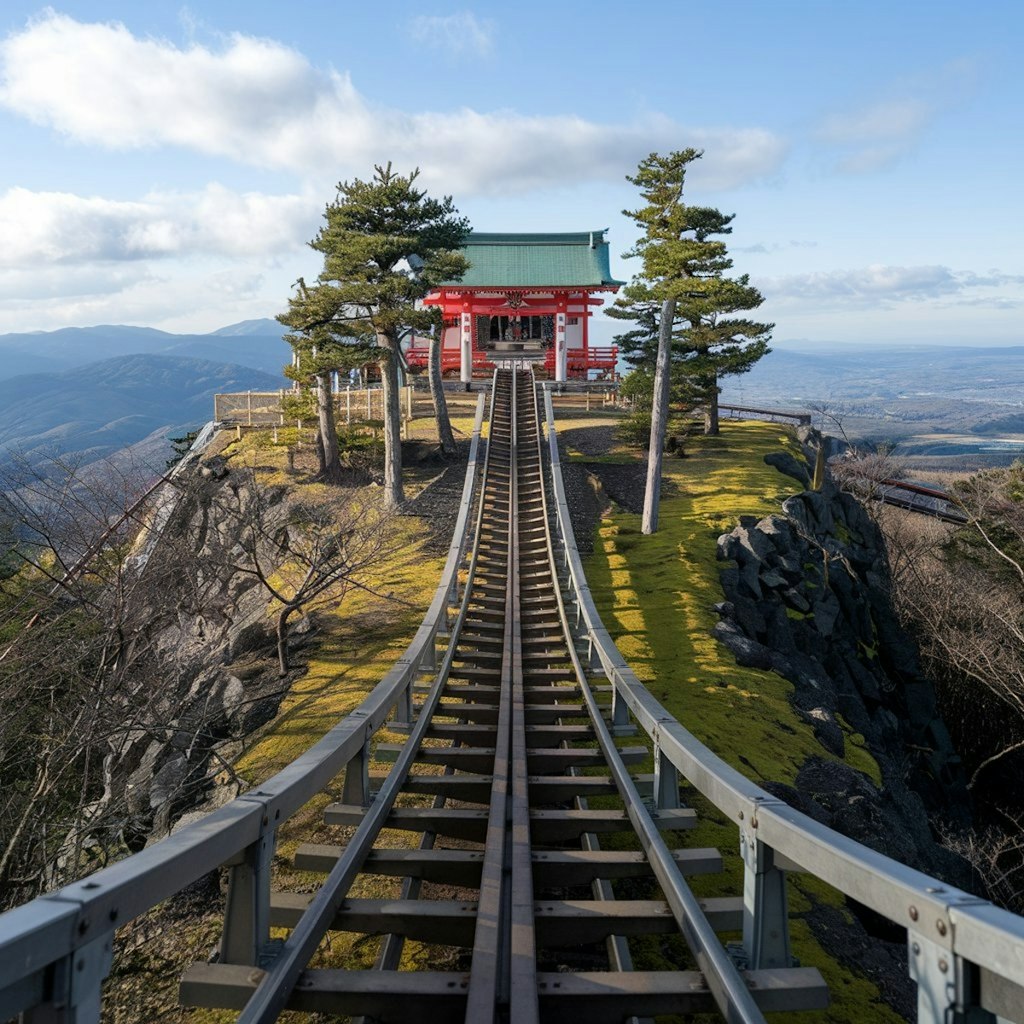 祠ゆきジェットコースター