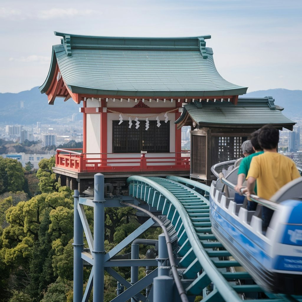 祠ゆきジェットコースター