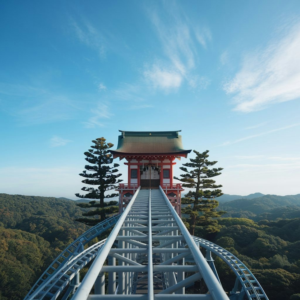 祠ゆきジェットコースター